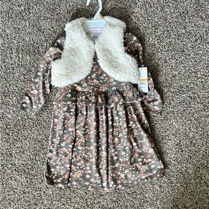 NWT Bonnie Jean dress and vest